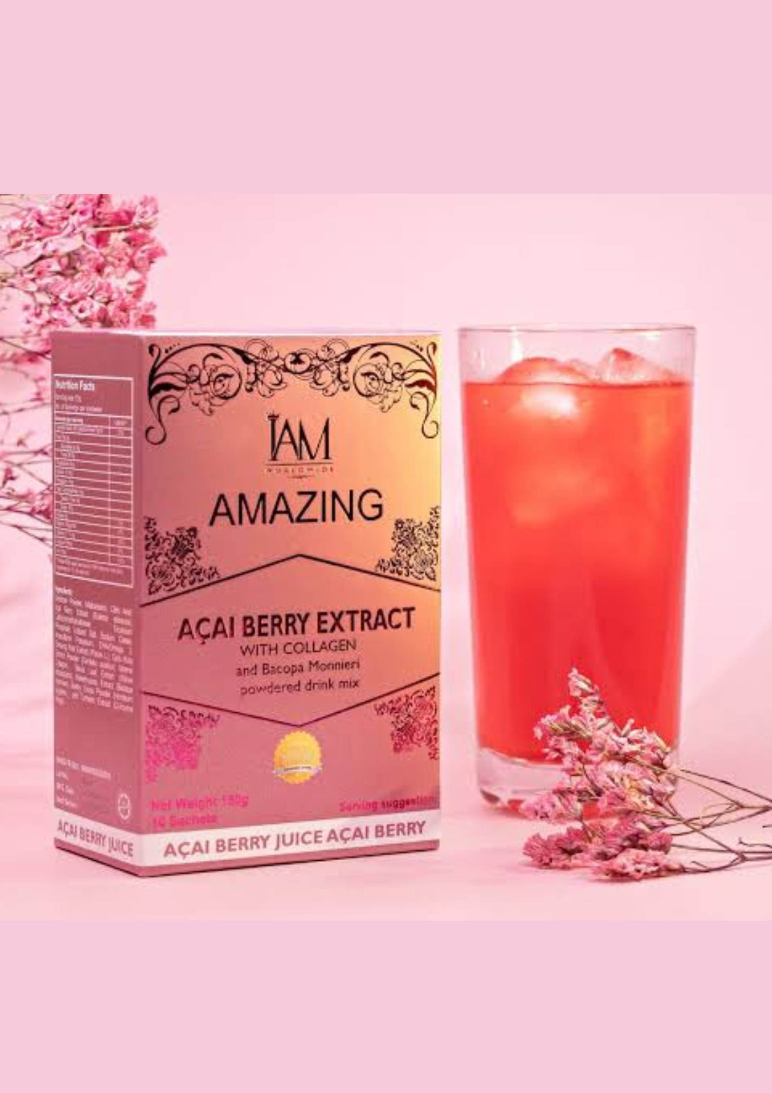Amazing Acai Berry Extract with Collagen and Bacopa Monnieri