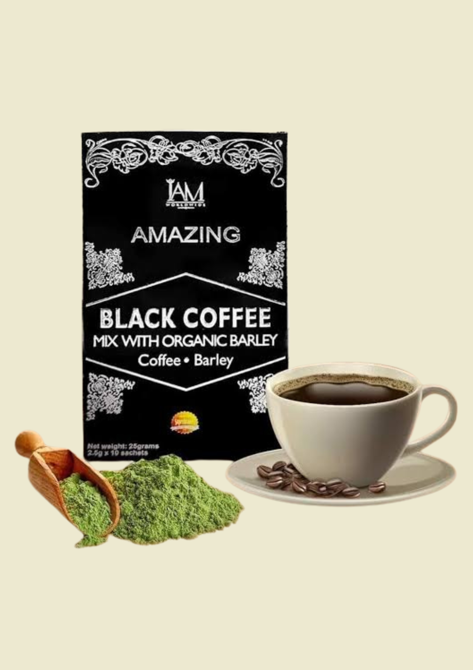 Amazing Black Coffee with Barley