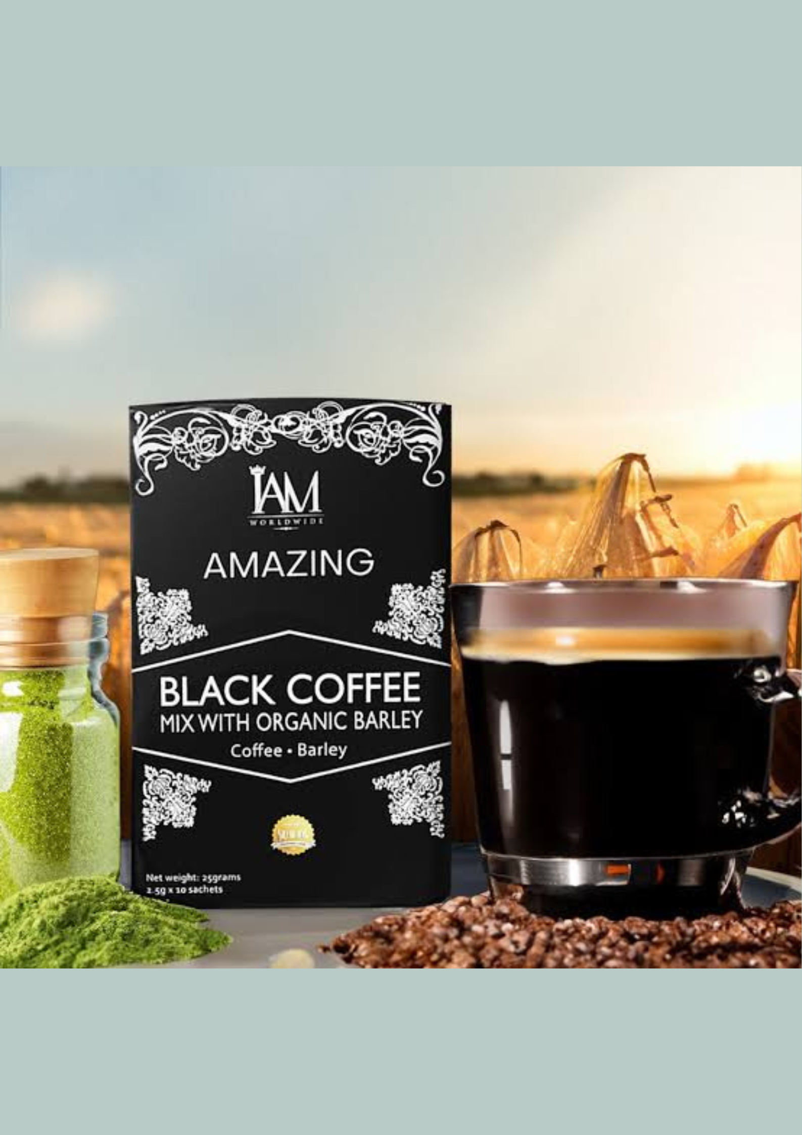 Amazing Black Coffee with Barley