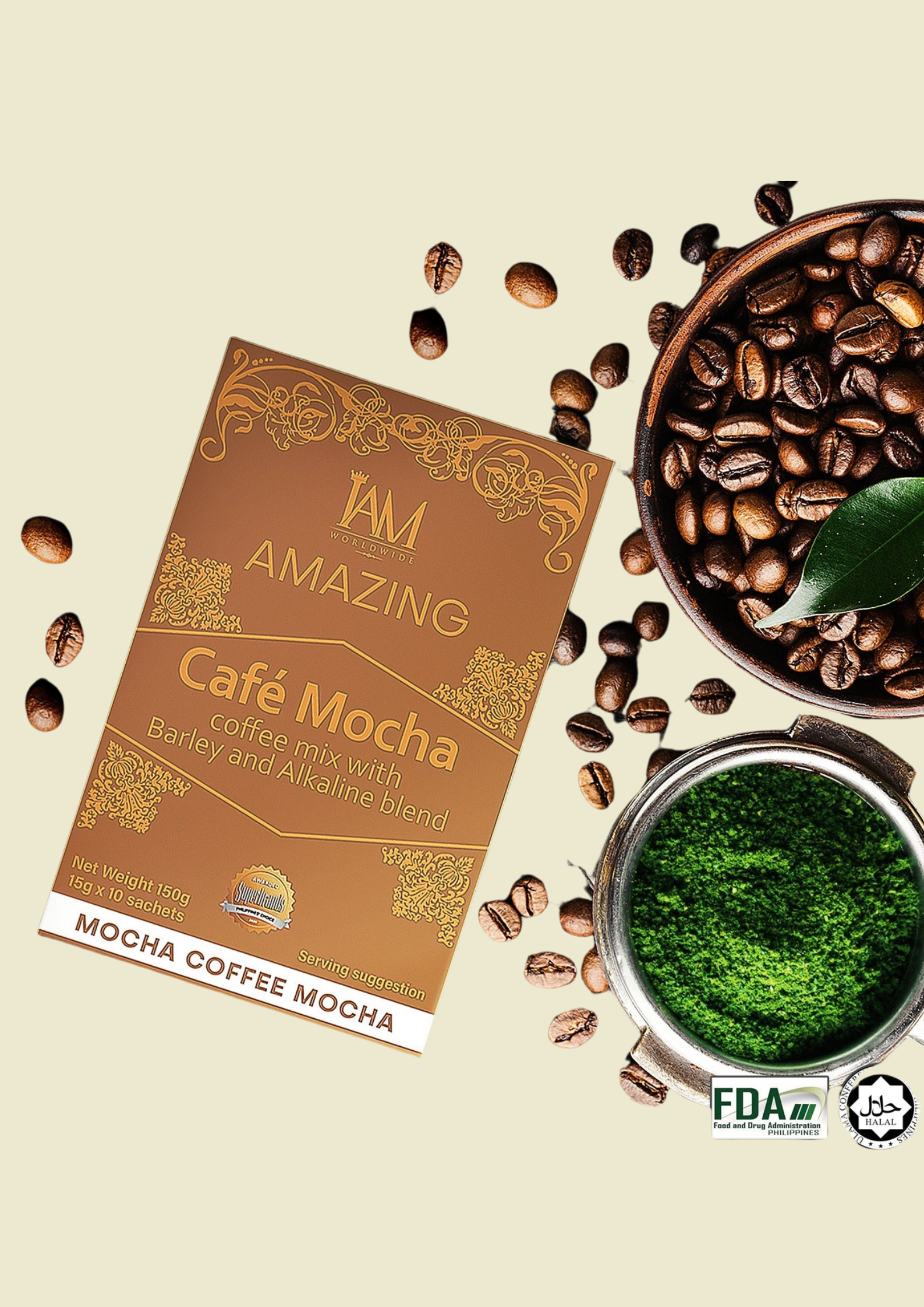 Amazing Cafe Mocha with Barley and Alkaline