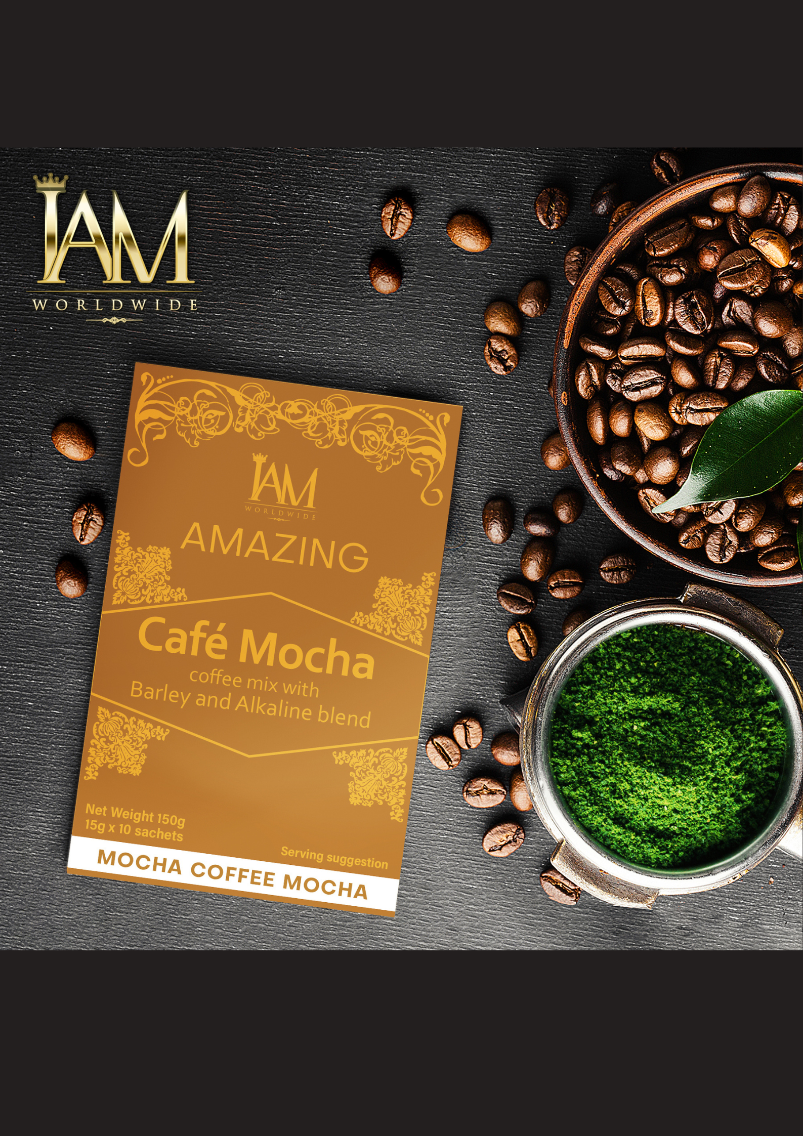 Amazing Cafe Mocha with Barley and Alkaline