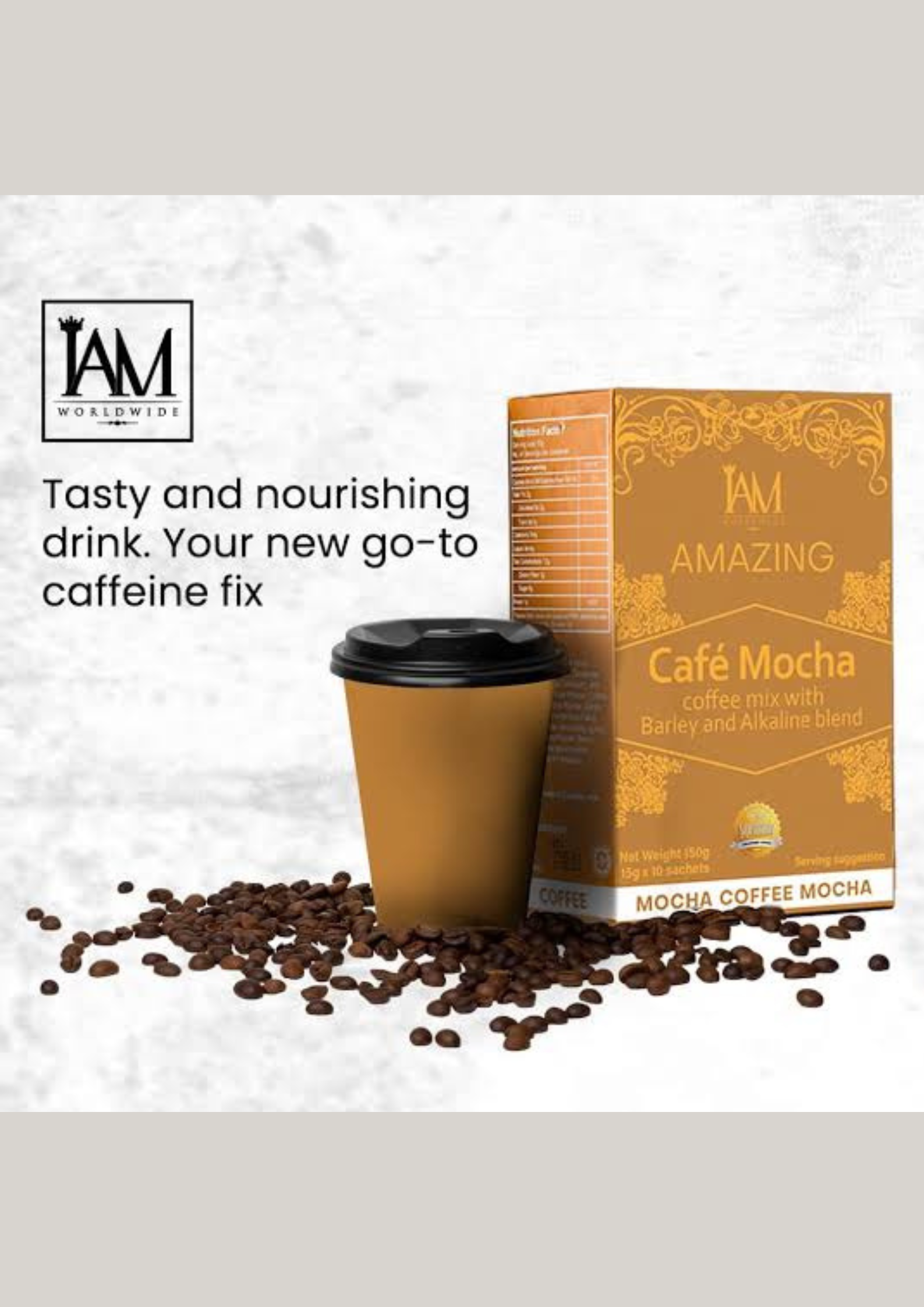 Amazing Cafe Mocha with Barley and Alkaline