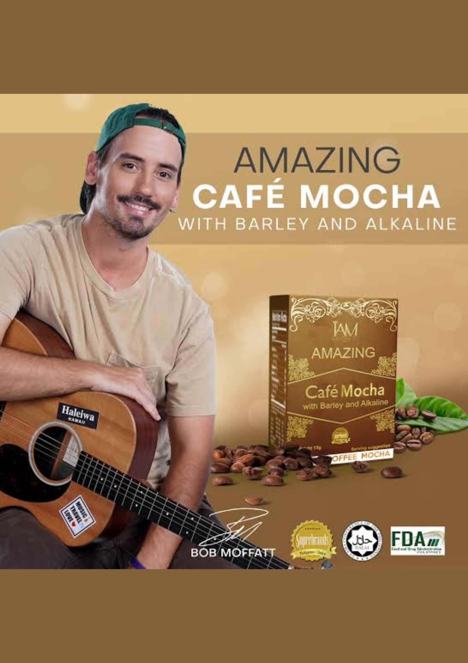 Amazing Cafe Mocha with Barley and Alkaline