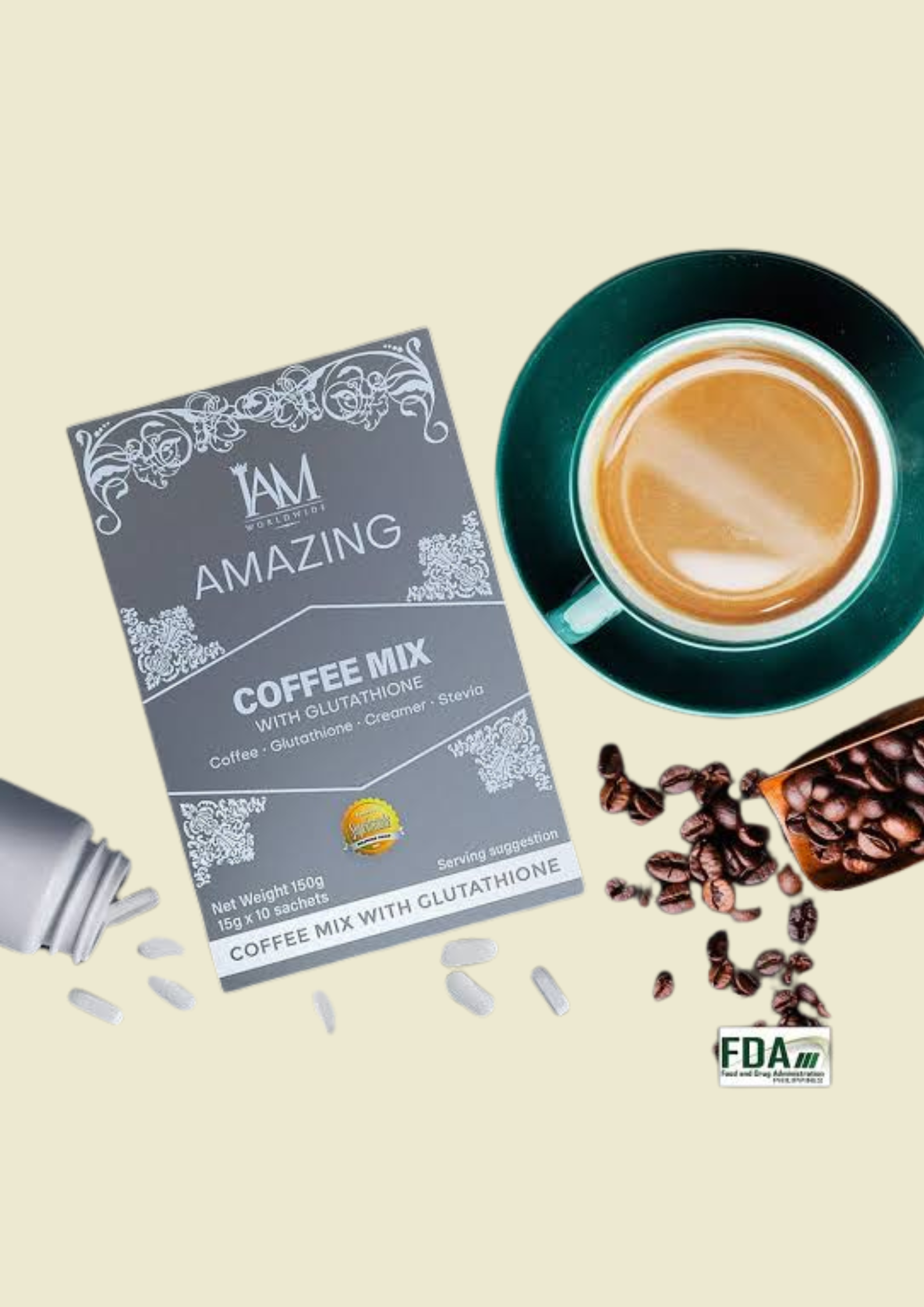 Amazing Coffee Mix with Glutathione