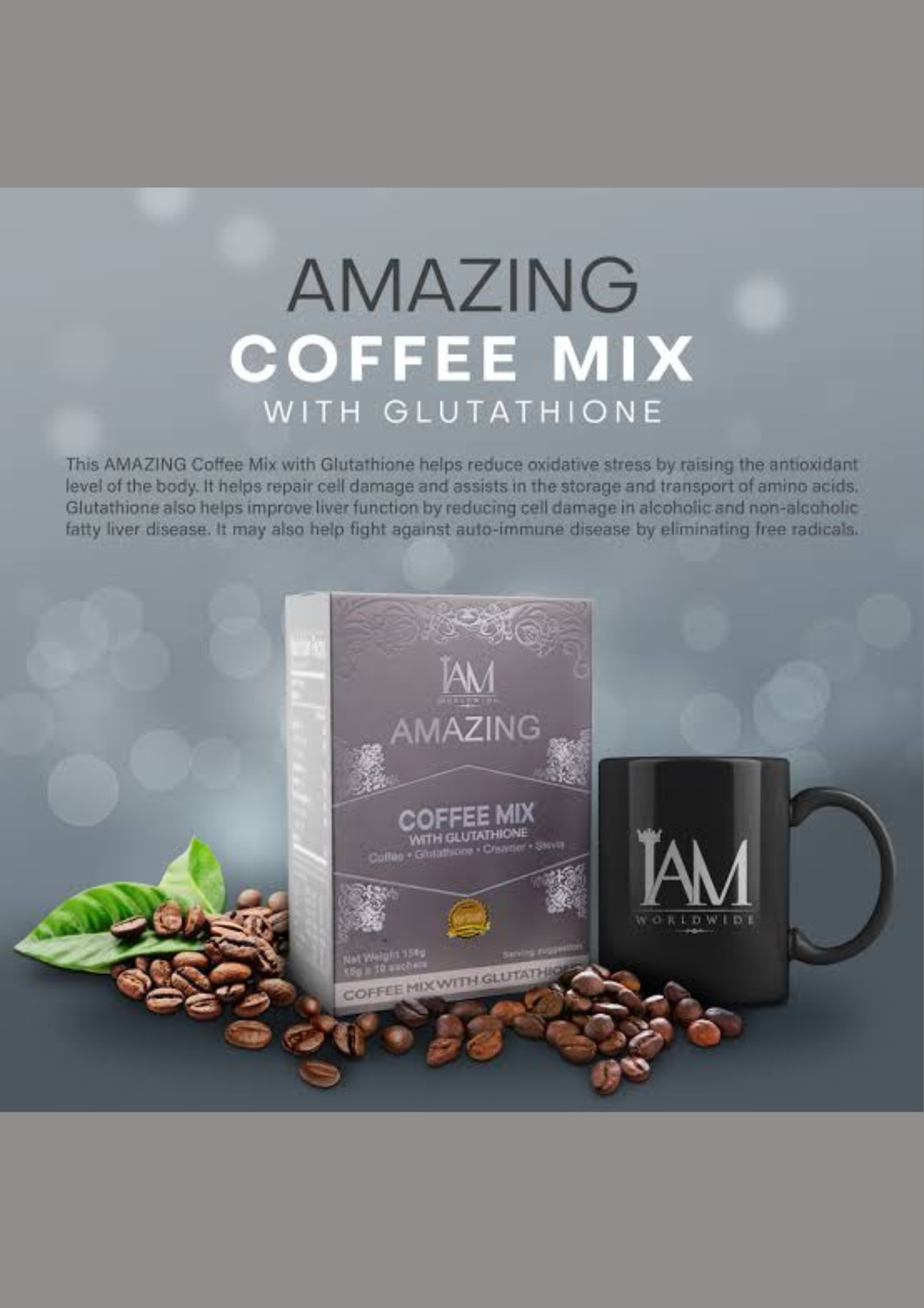 Amazing Coffee Mix with Glutathione