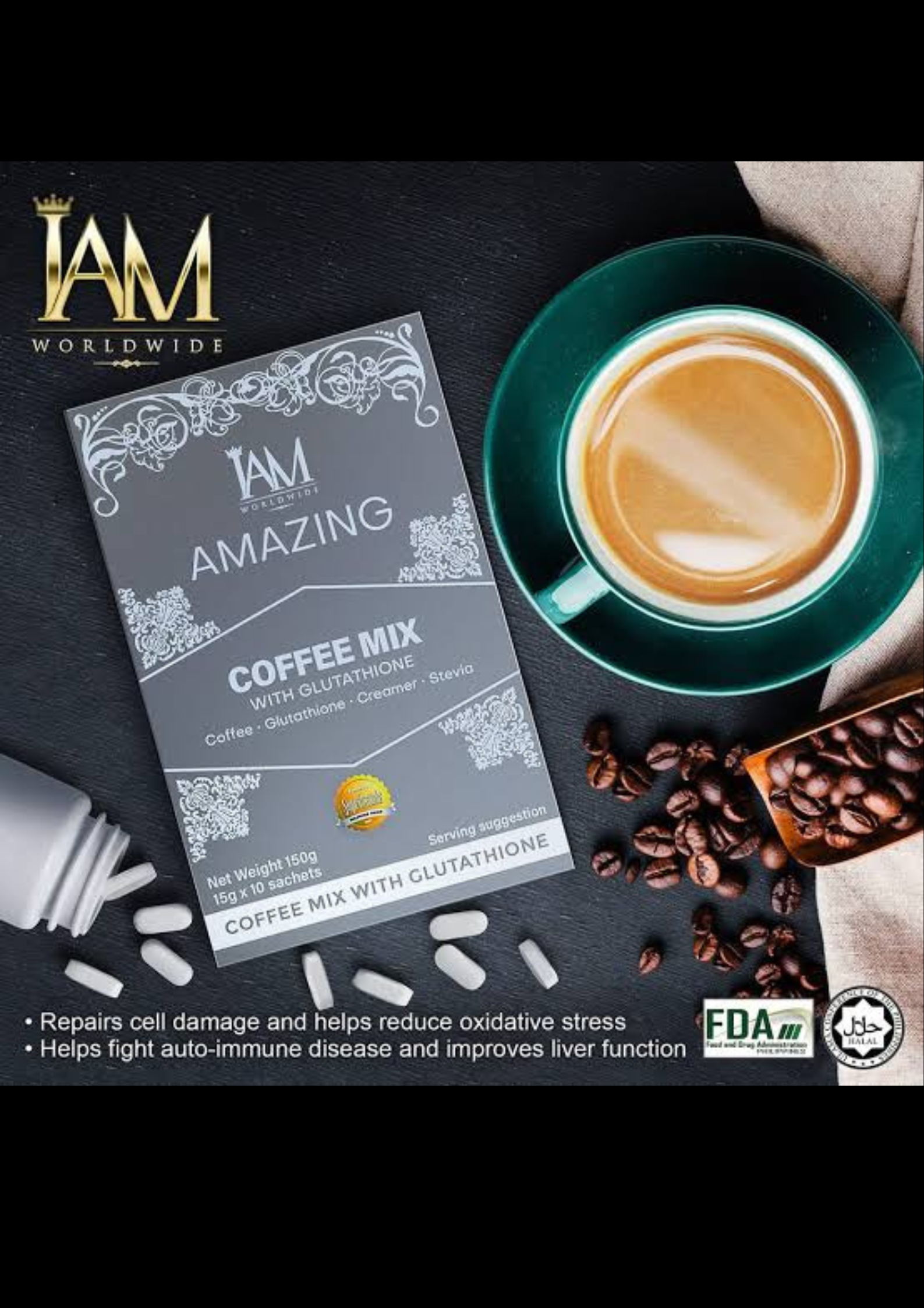 Amazing Coffee Mix with Glutathione