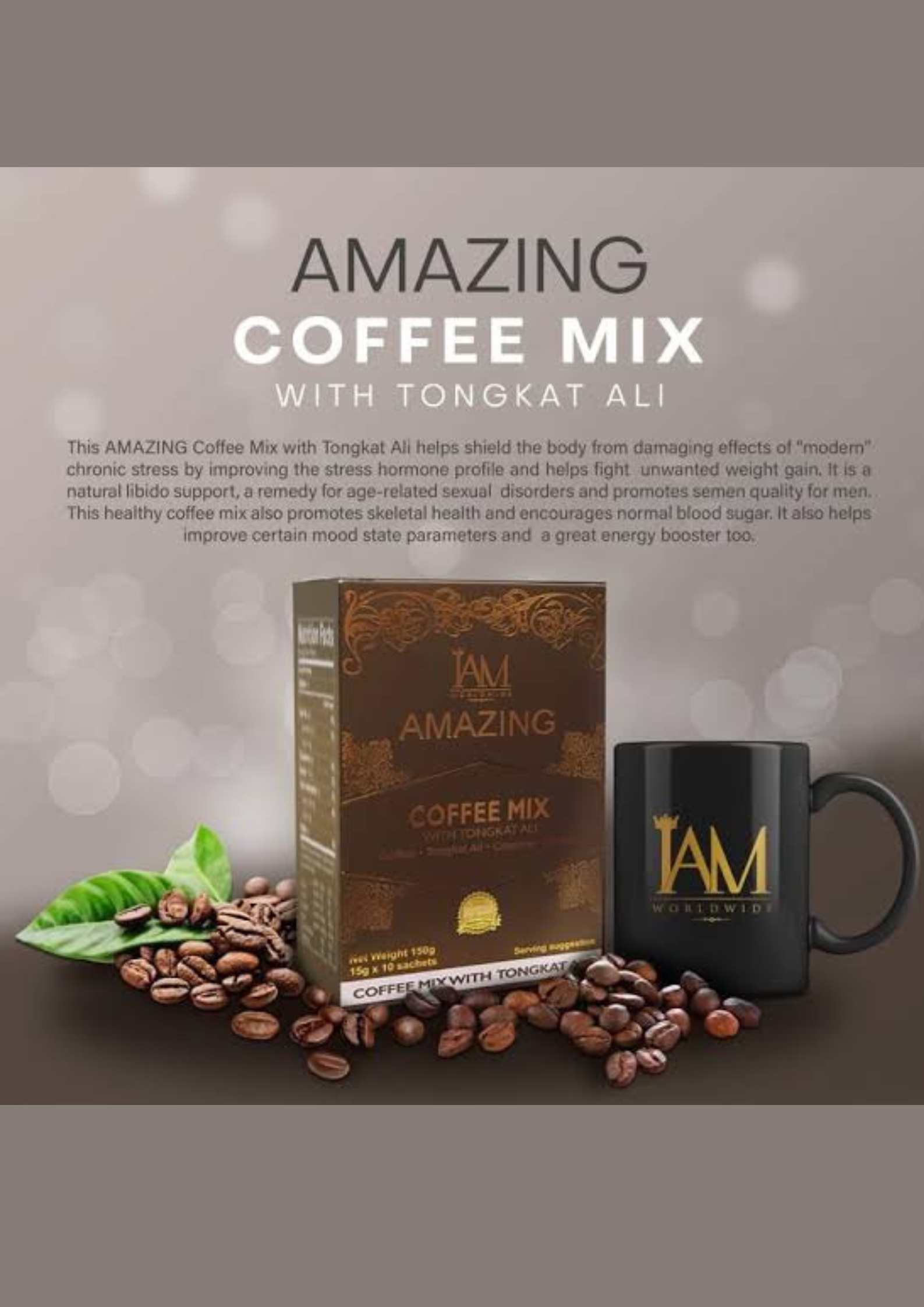 Amazing Coffee Mix with Tongkat-Ali