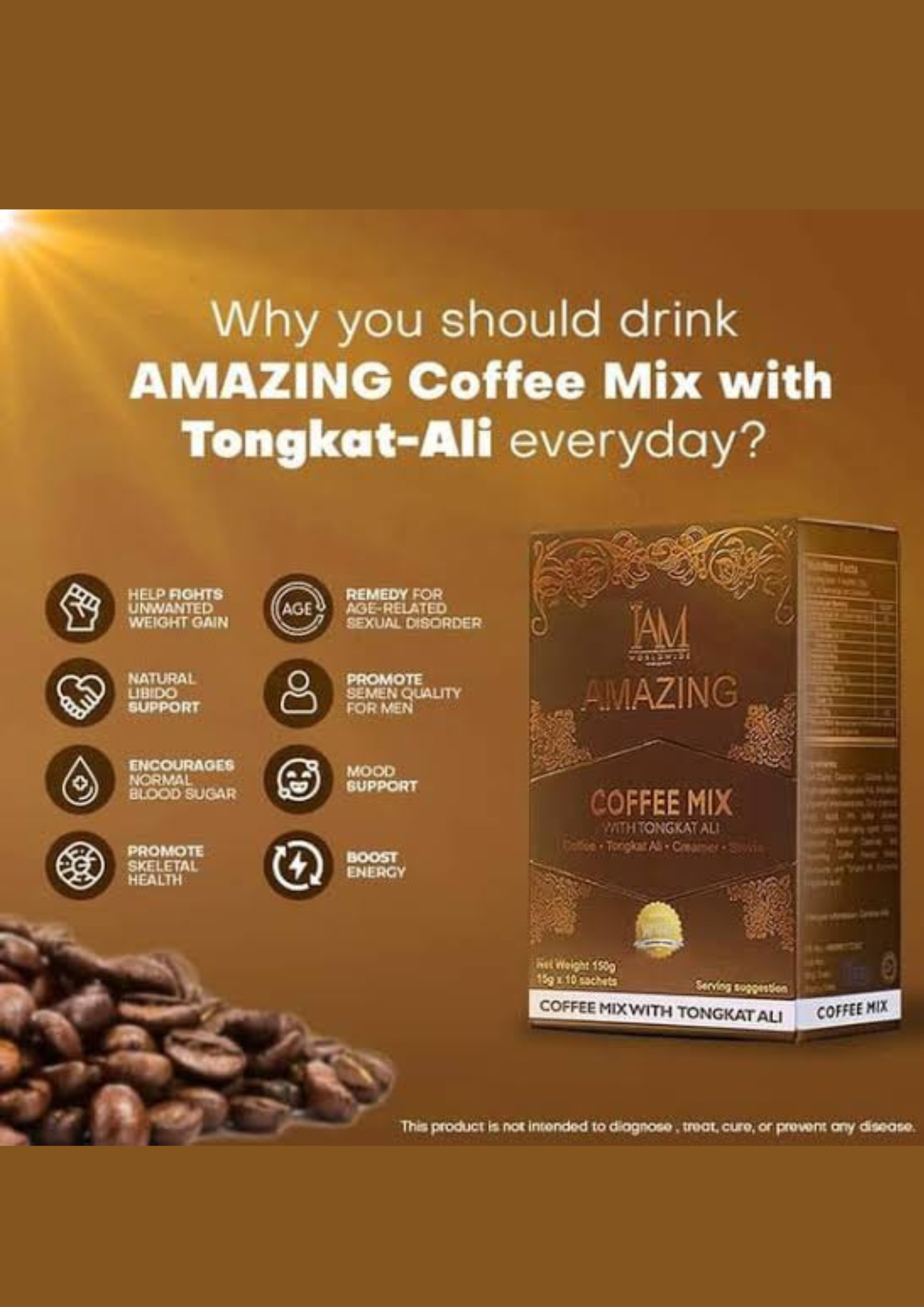 Amazing Coffee Mix with Tongkat-Ali