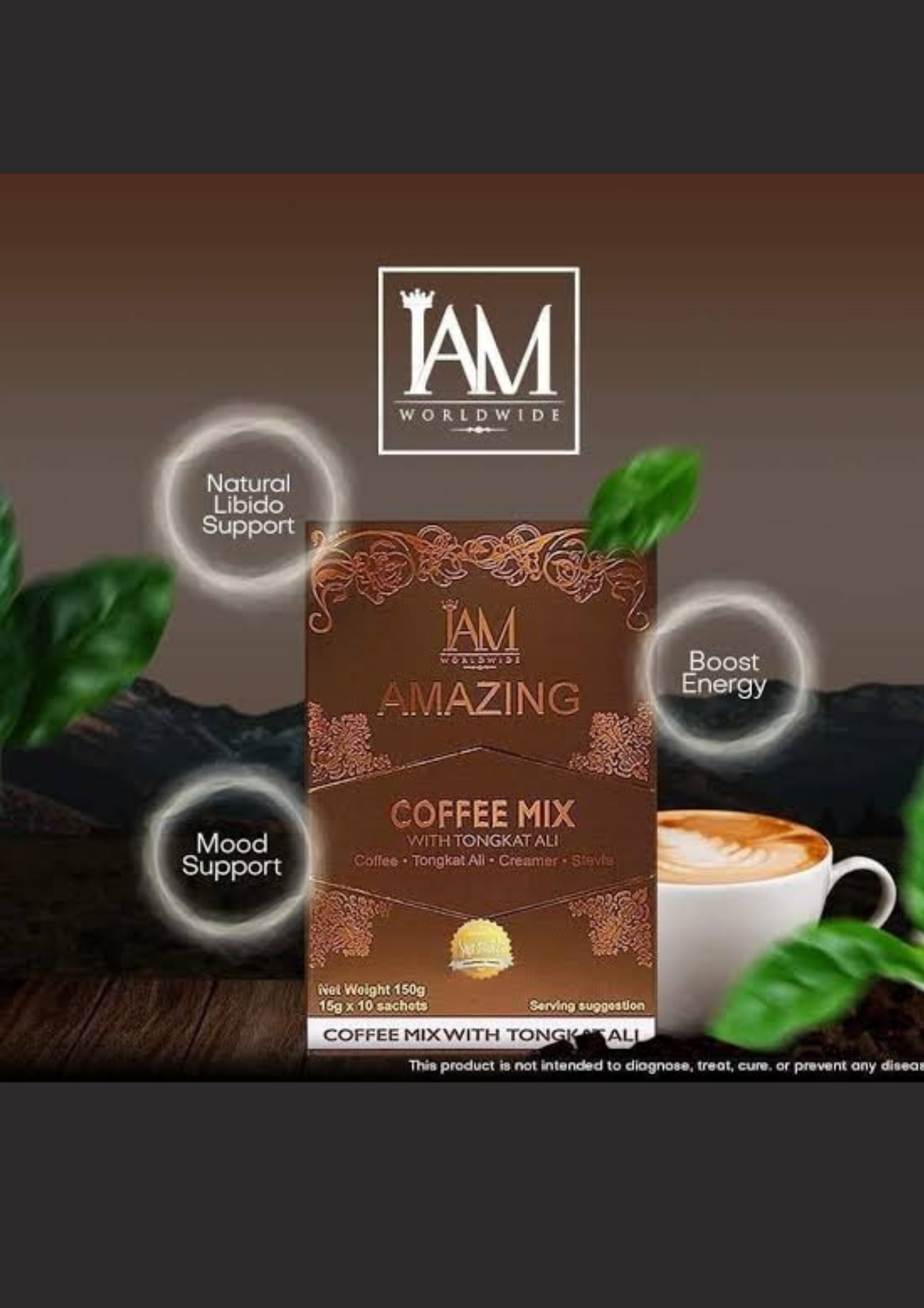 Amazing Coffee Mix with Tongkat-Ali