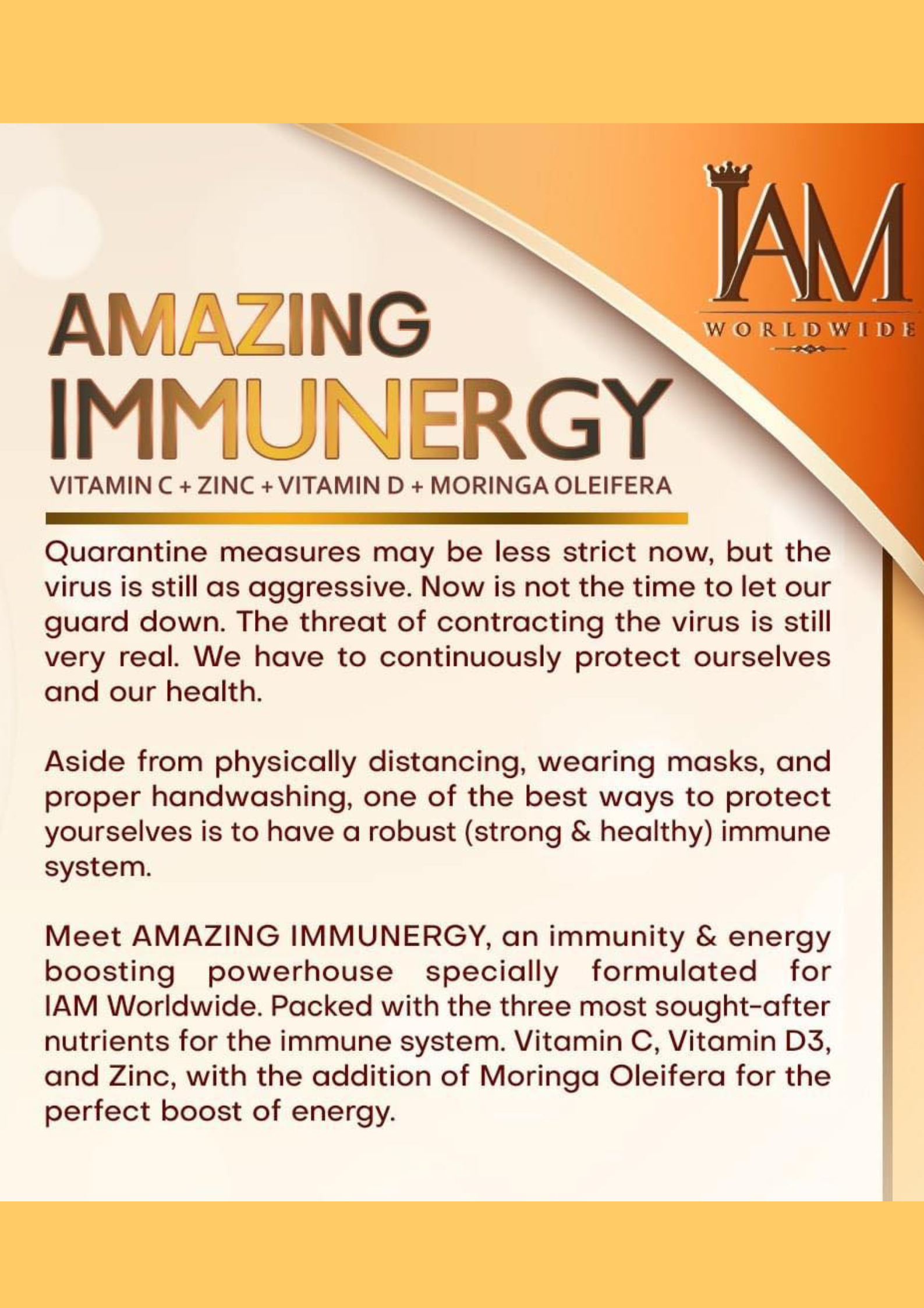 Amazing Immunergy Food Supplement