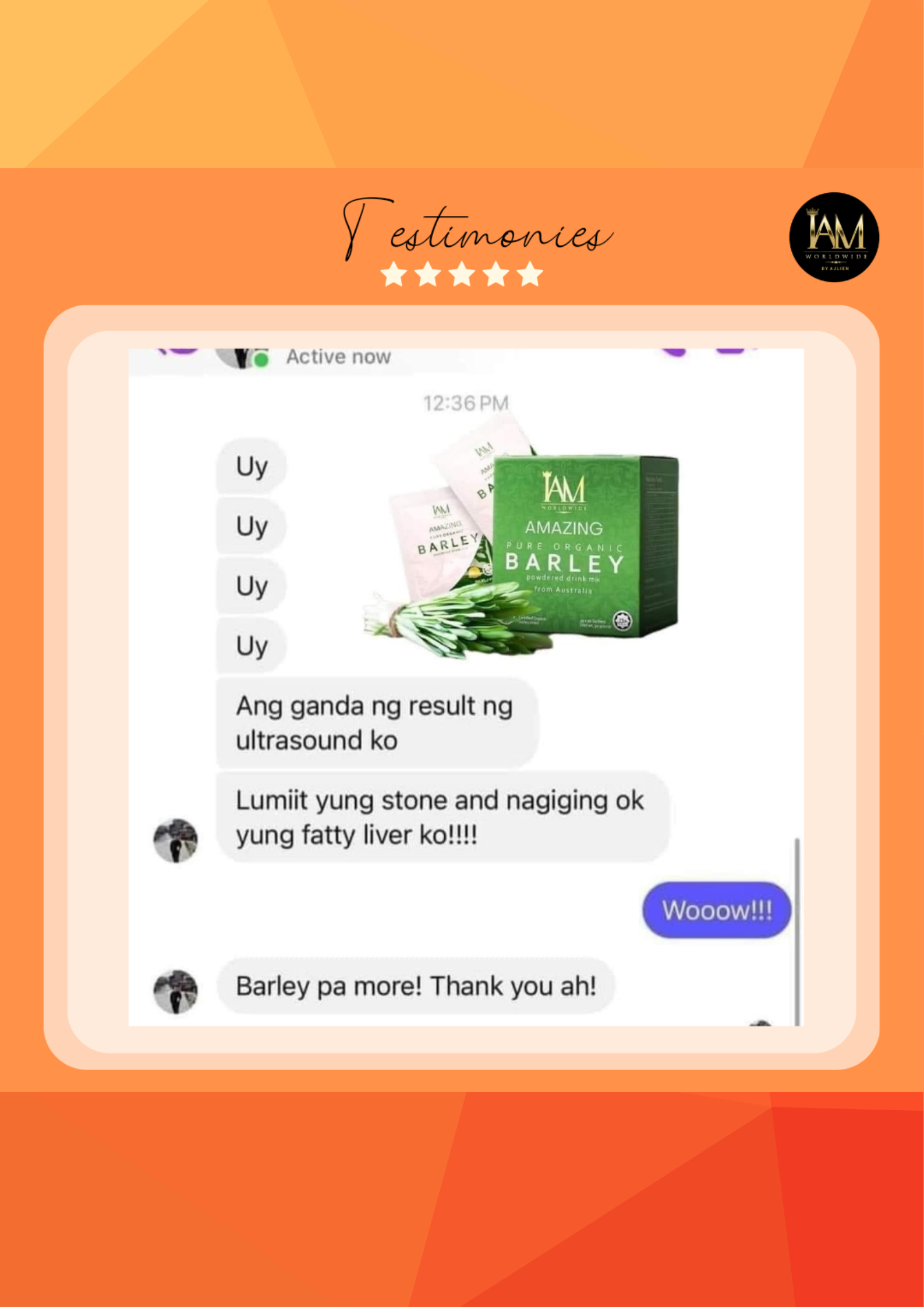 Amazing Pure Organic Barley